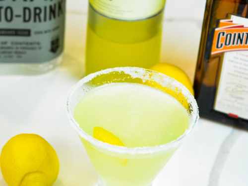 Easy Lemon Drop Martini - The Cookin Chicks