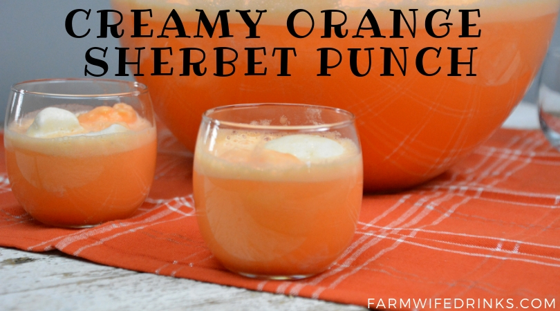 Easy Orange Sherbet Punch Recipe - Julias Simply Southern