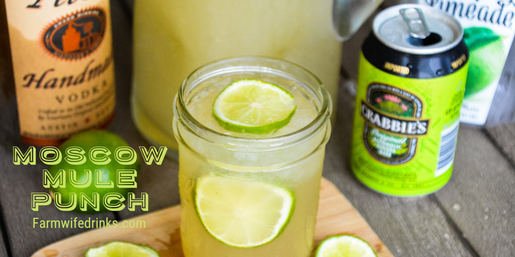 Moscow Mule Punch - The Farmwife Drinks