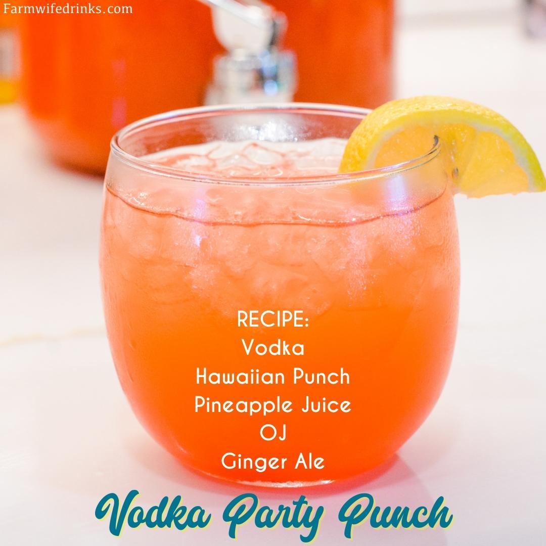 Orange Vodka Party Punch - Crazy for Crust